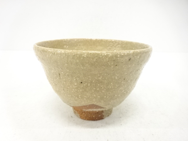 JAPANESE TEA CEREMONY / TEA BOWL CHAWAN / ASH GLAZE / ARTISAN WORK